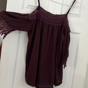 Rue 21 Crochet Detailed Shirt